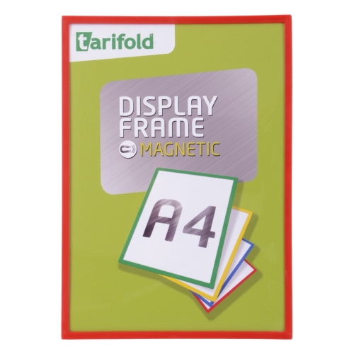 Magnetický rámeček Tarifold Display Frame - A4, červený, 1 ks