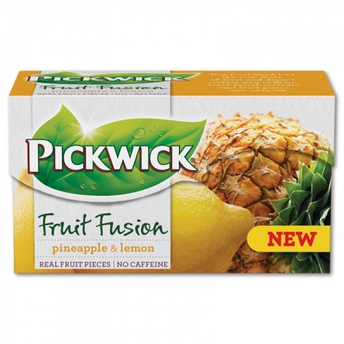 Ovocný čaj Pickwick Fruit Fusion - ananas s citronem, 20 sáčků