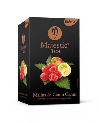 Ovocný čaj Biogena Majestic Tea - malina & camu camu, 20 sáčků