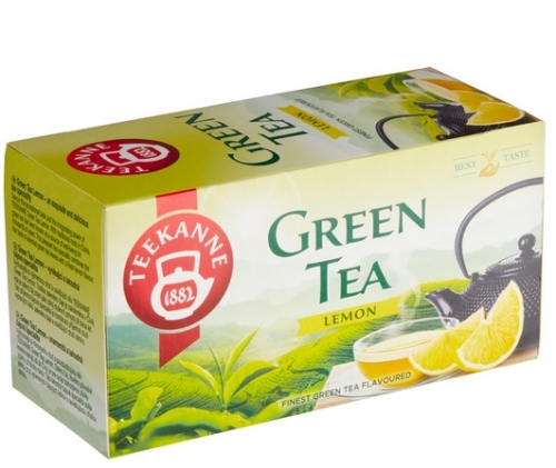Zelený čaj Teekanne - s citronem, 20 sáčků