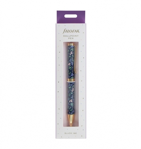 Kuličkové pero Filofax Garden - 0,27 mm, kovové, dusk