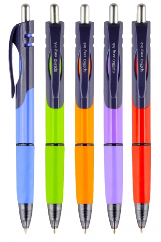 Kuličkové pero Spoko Triangle - 0,5 mm, plastové, mix barev