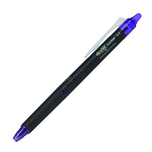 Přepisovatelný roller Pilot FriXion Point Clicker R 05 - 0,25 mm, plastový, fialový