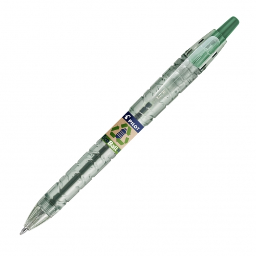 Kuličkové pero Pilot EcoBall B2P Ocean Plastic - 0,27 mm, plastové, zelené