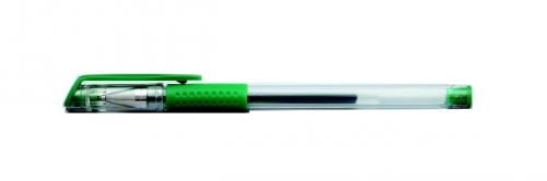 Gelový roller s víčkem Sakota - 0,5 mm, plastové, gumový úchop, zelené