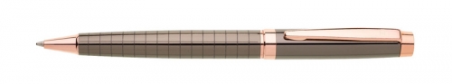 Kuličkové pero Milano - 0,8 mm, kovové, šedé