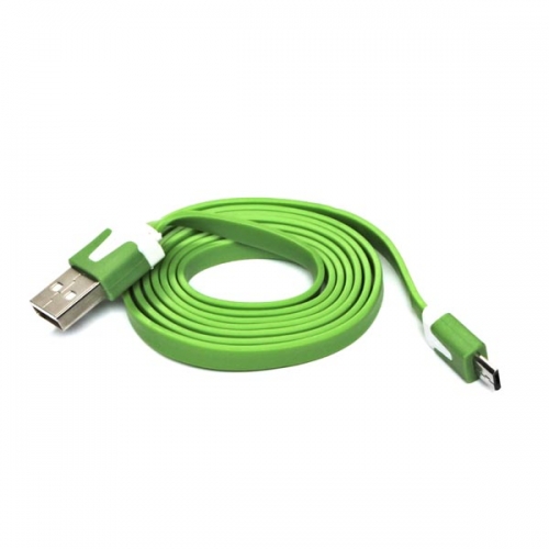 Kabel USB A M-micro M Logo - 2.0, 1 m, zelený
