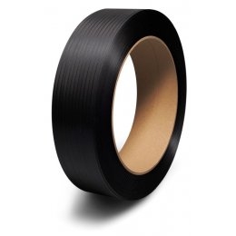 Vázací páska PP 10x0,35 mm - průměr dutinky 60 mm, 900 m, černá