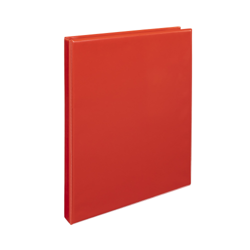 Čtyřkroužkový katalogový vazač A4 Personal D15 - hřbet 2,5 cm, tvrdý plast, červený