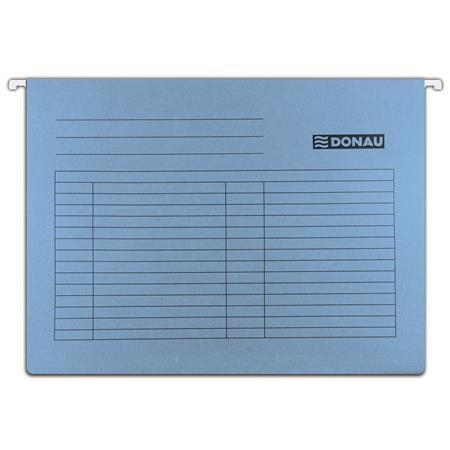 Závěsná papírová deska Donau - A4, 230 g/m2, modrá