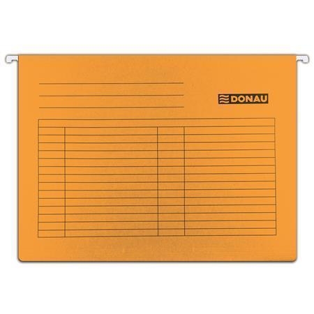 Závěsná papírová deska Donau - A4, 230 g/m2, oranžová