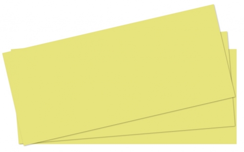 Kartonový rozdružovač Classic - 10,5x24 cm, žlutý, 100 ks