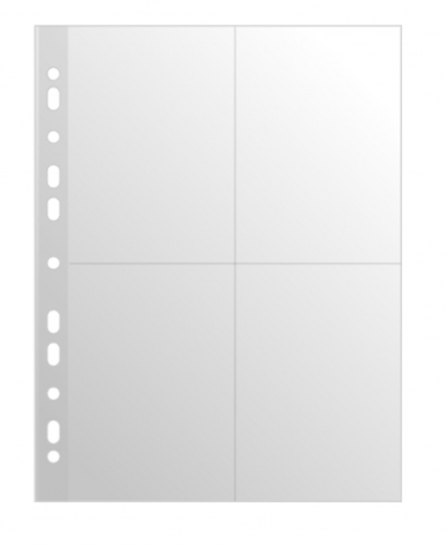 Prospektový obal na foto Donau - A4, lesklý, 60 my, 4 okénka, 10x15 cm, 10 ks