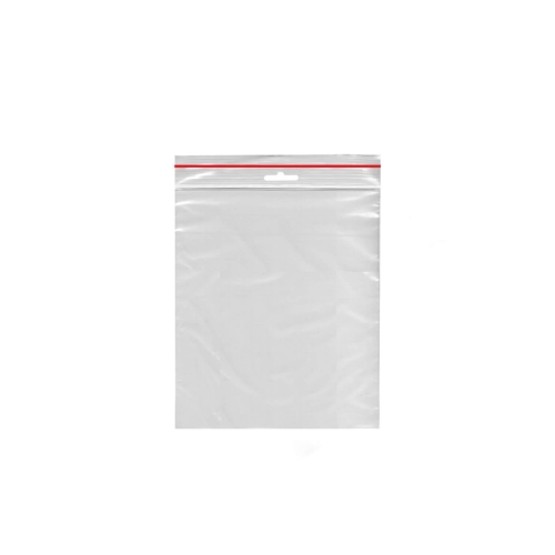 Rychlouzavírací sáčky s eurozávěsem - 10x15 cm, transparentní, 100 ks