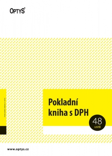 Pokladní kniha s DPH Optys - A4, 48 listů