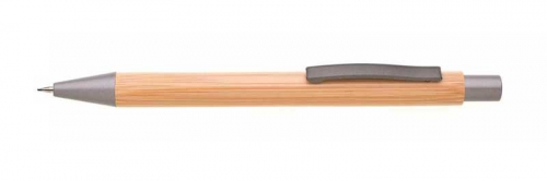Mikrotužka Rivet - 0,5 mm, bambus/kov, natur/šedá