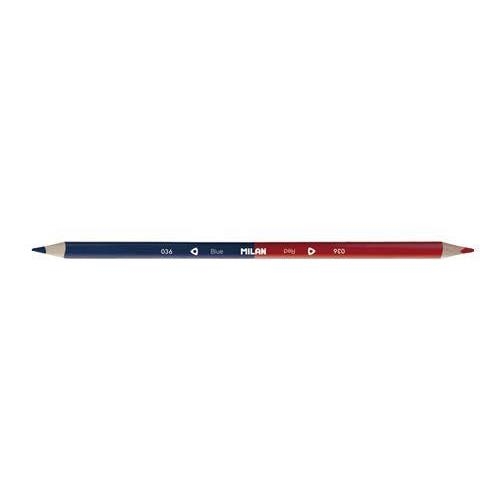 Oboustranná tužka - červeno-modrá