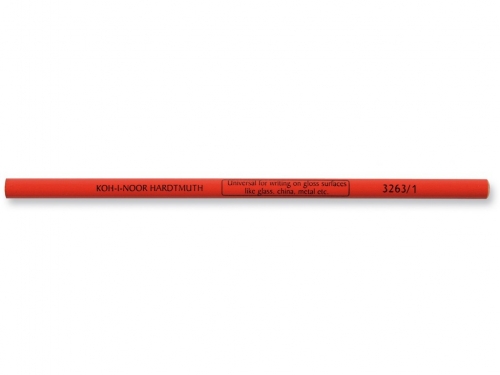 Grafitová tužka Koh-i-noor 3263/1 - na hladké plochy, červená