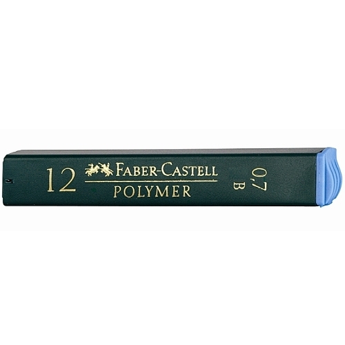 Tuhy Faber Castell - B, 0,7 mm, 12 ks