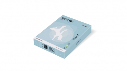 Barevný papír A3 Maestro Color OBL70 - pastelová ledově modrá, 80 g, 500 listů