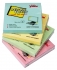 Samolepící bloček Sticky Notes - 75x75 mm, 100 listů, pastel, růžový