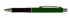 Kuličkové pero 2013 - 0,5 mm, plastové, zelené (modrá náplň)